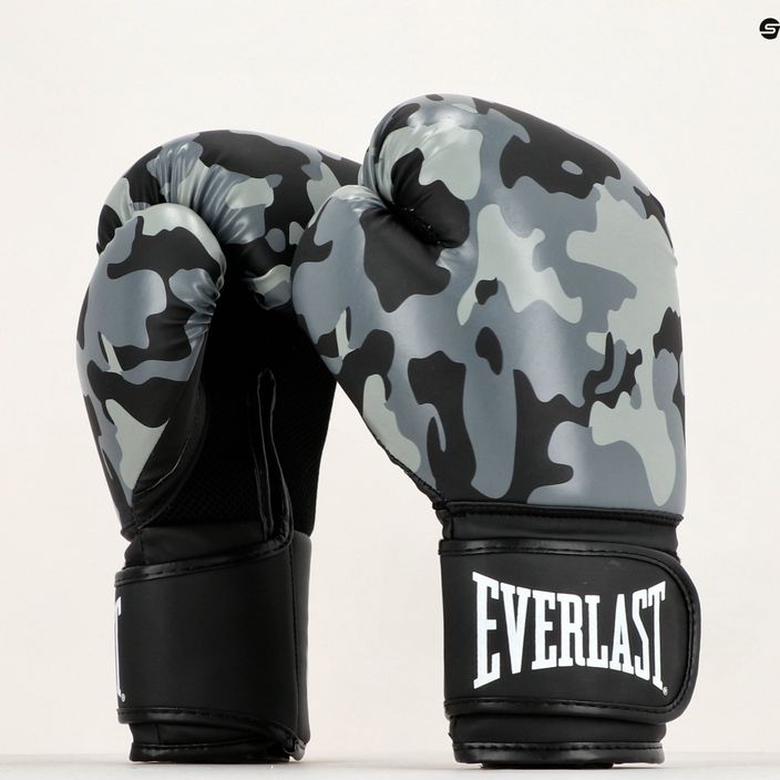 Everlast Spark šedé boxerské rukavice EV2150 GRY CAMO 9