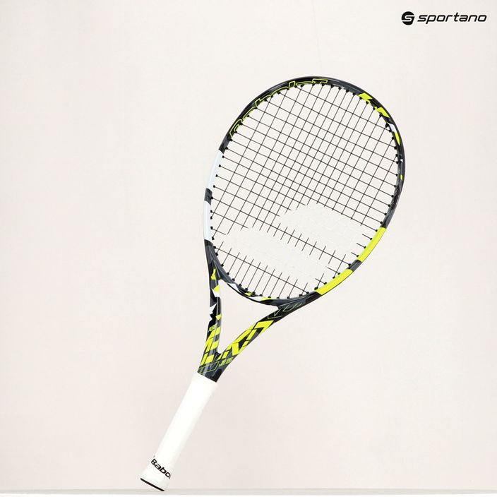 Dětská tenisová raketa Babolat Pure Aero Junior 25 šedo-žlutá 140468 8