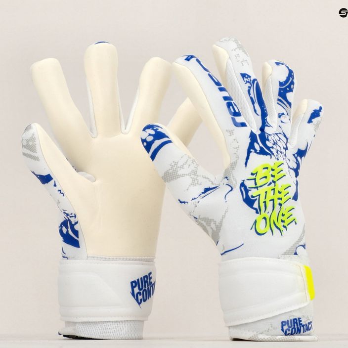 Dětské brankářské rukavice Reusch Pure Contact Silver Junior bílé 5372200-1089 8