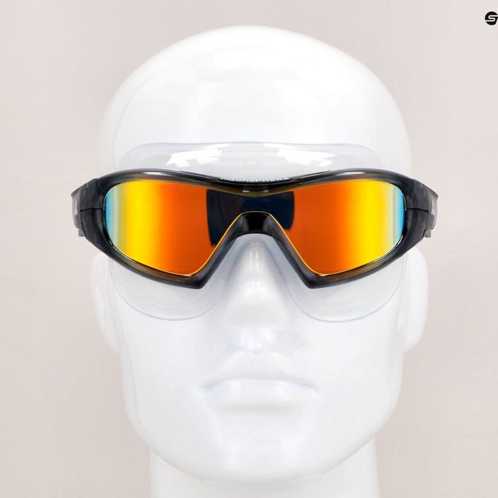 Plavecká maska Aquasphere Vista Pro tmavě šedá/černá/zrcadlově oranžová titanová MS5591201LMO 8