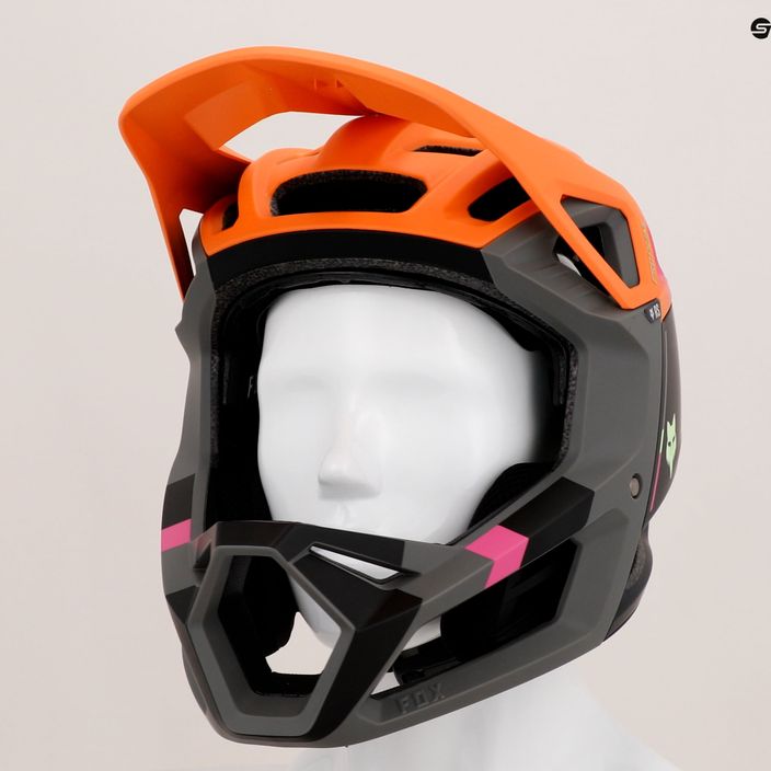 Cyklistická přilba Fox Racing Proframe RS CLYZO černo-oranžová 30920_009 13