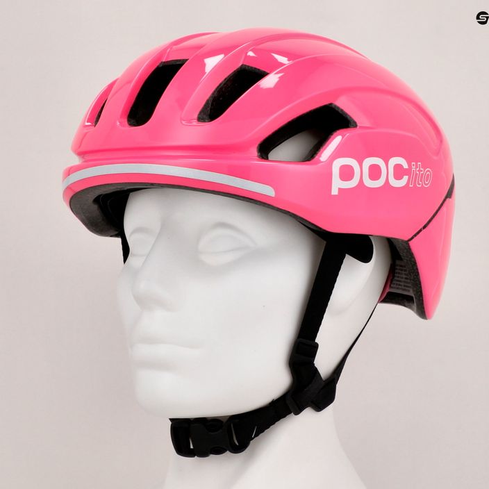Dětská cyklistická přilba POC POCito Omne MIPS fluorescent pink 9