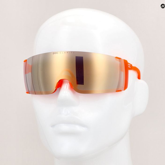 Brýle na kolo POC Propel fluorescent orange translucent/clarity road gold 12