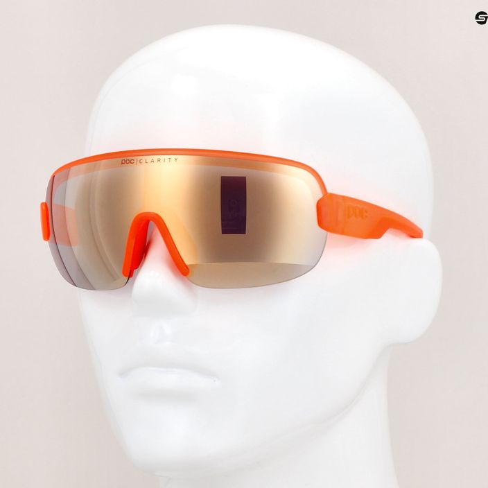 Brýle na kolo POC Aim fluorescent orange translucent/clarity road gold 6