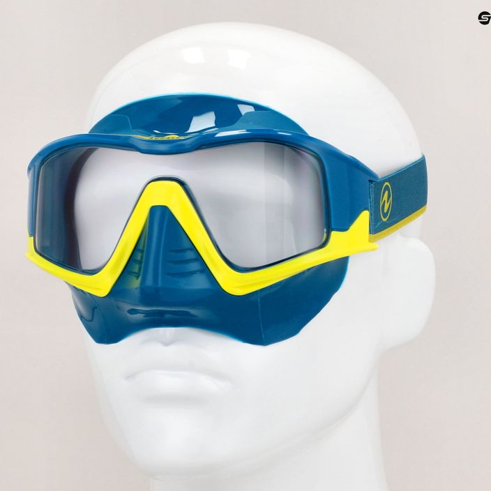 Potápěčská maska Aqualung Vita benzínová/žlutá MS5529807LC 10
