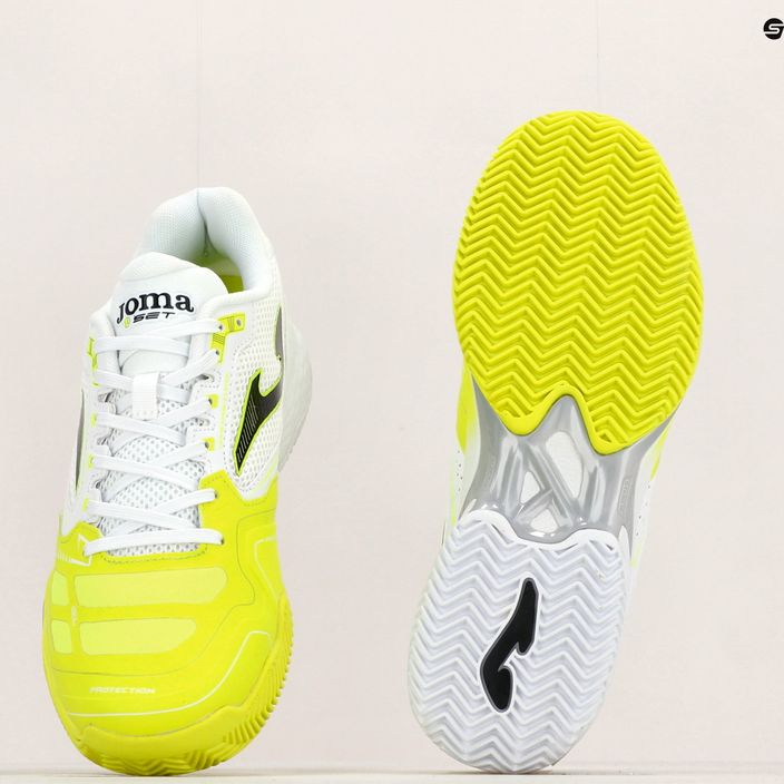Pánská tenisová obuv Joma T.Set bílo-žlutá TSETW2209P 17