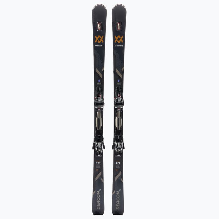 Sjezdové lyže Völkl Deacon 76 černé +rMotion2 12 GW 120121/6877T1.VB