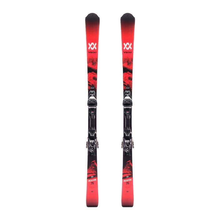 Sjezdové lyže Völkl Deacon 75 červené +VMotion 10 GW 120175/6562U1.VA