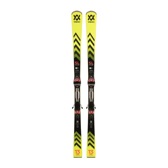 Sjezdové lyže Völkl Racetiger SL + rMotion3 12 GW yellow/black 2