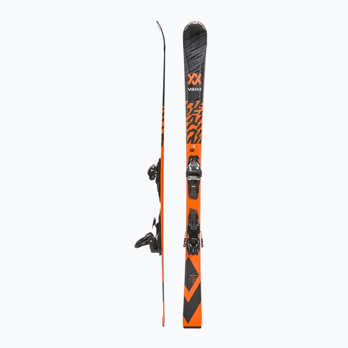 Sjezdové lyže Völkl Deacon XT + vMotion 10 GW black/orange 2