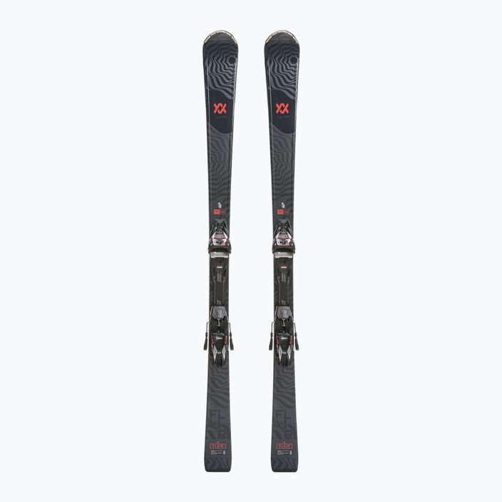 Dámské sjezdové lyže Völkl Flair 75 + vMotion 11 ALU GW black/coral