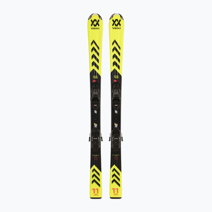 Dětské sjezdové lyže Völkl Racetiger Junior Yellow + 4.5 VMotion Jr yellow/black 6