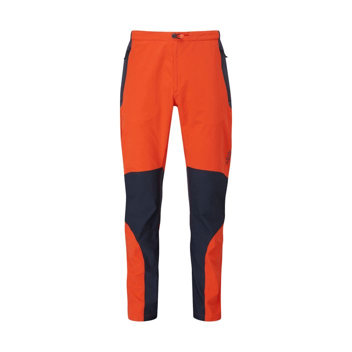 Pánské trekové kalhoty Rab Torque orange/black QFU-69 3