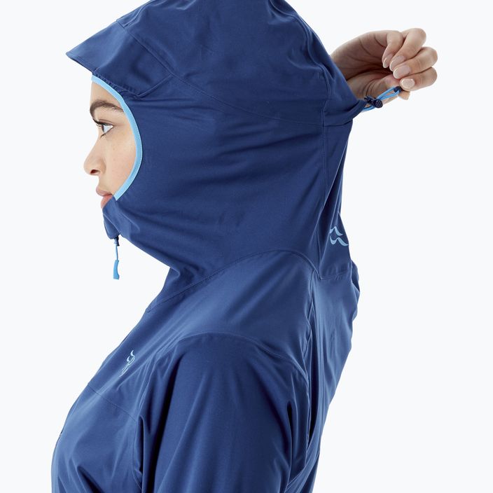 Rab Kinetic 2.0 dámská bunda do deště modrá QWG-75 5