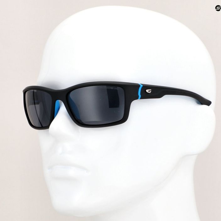 Outdoorové sluneční brýle GOG Alpha matné černé / modré / kouřové E206-2P 9