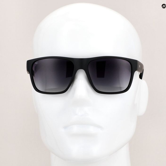 Módní sluneční brýle GOG Henry matná černá / gradientní kouřová E701-1P 9
