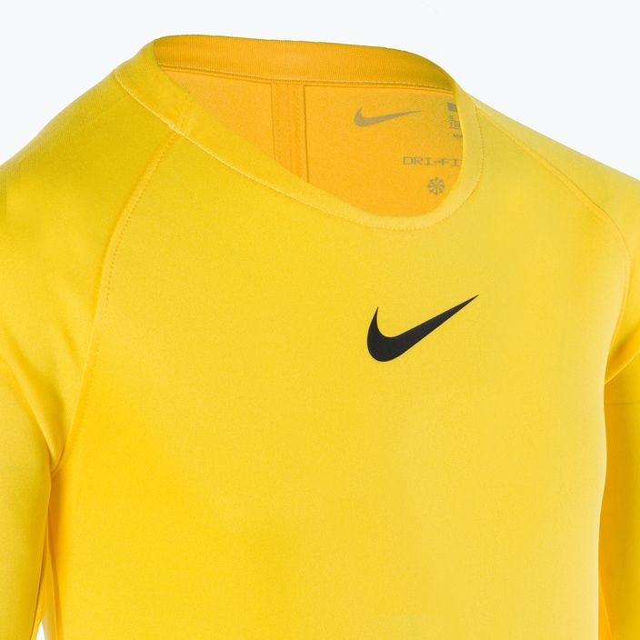 Dětské termo tričko longsleeve  Nike Dri-FIT Park First Layer tour yellow/black 3