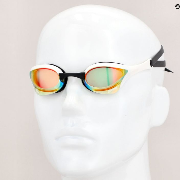 Arena plavecké brýle Cobra Ultra Swipe Mirror žlutá měděná/bílá 002507/310 9