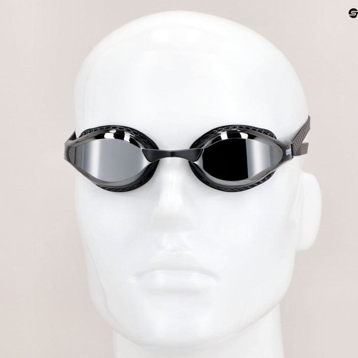 Plavecké brýle Arena Air-Speed Mirror černo-stříbrné 003151 7