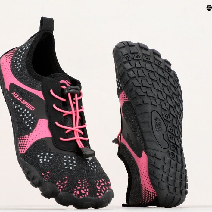 Dámské boty do vody AQUA-SPEED Nautilus black-pink 637 17