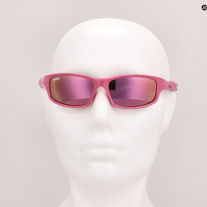UVEX dětské sluneční brýle Sportstyle 507 pink purple/mirror pink 53/3/866/6616 11