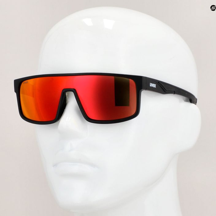 Sluneční brýle UVEX LGL 51 black matt/mirror red 53/3/025/2213 11
