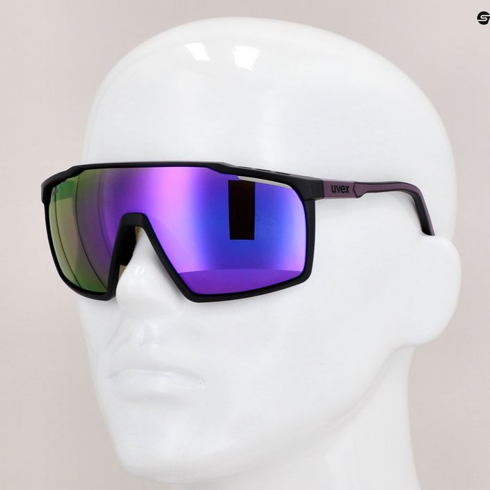 UVEX Mtn Perform black purple mat/mirror purple sluneční brýle 53/3/039/2116 11