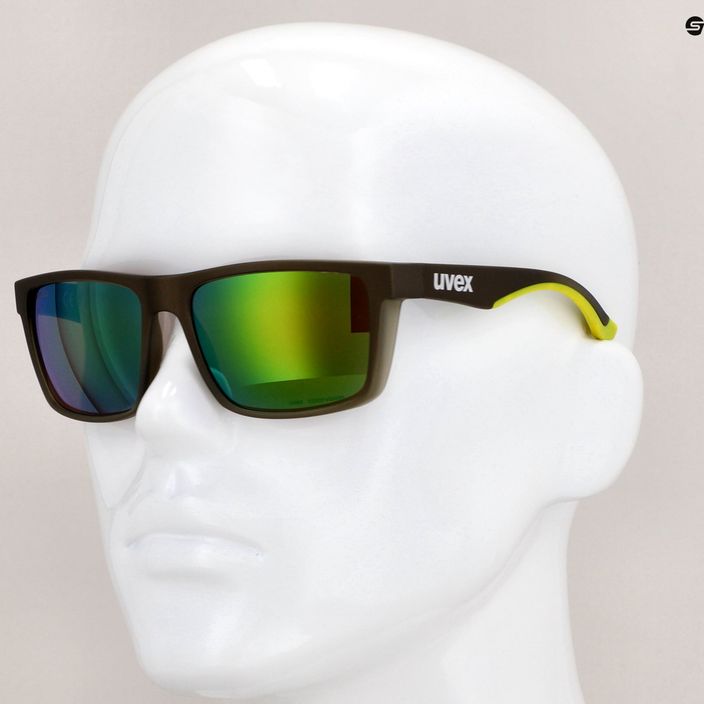 Sluneční brýle Uvex Lgl 50 CV olivově matné/zrcadlově zelené 53/3/008/7795 11