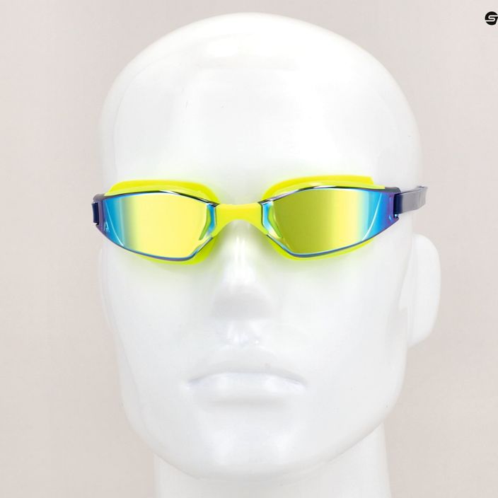 Plavecké brýle Aquasphere Xceed bright yellow/navy blue/mirror yellow titanium EP3037104LMY 11