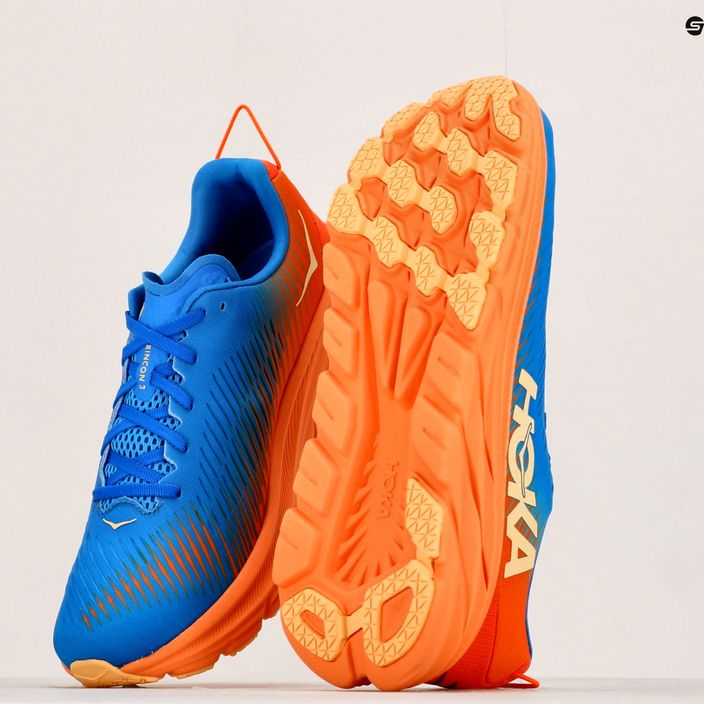 Pánská běžecká obuv HOKA Rincon 3 blue-orange 1119395-CSVO 11