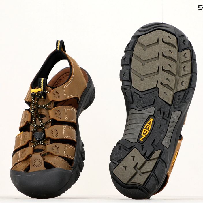Pánské trekingové sandály Keen Newport hnědé 1001870 13
