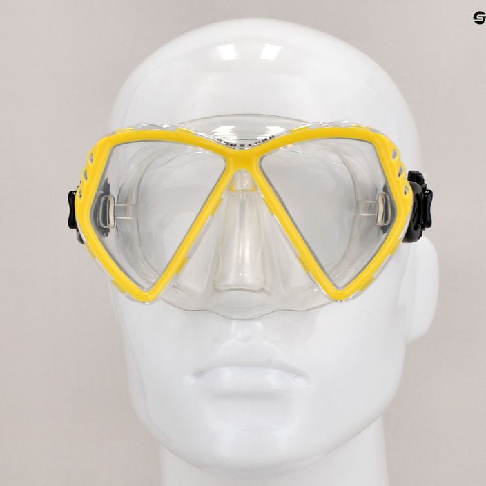 Potápěčská maska Aqualung Cub transparentní/žlutá junior MS5530007 8