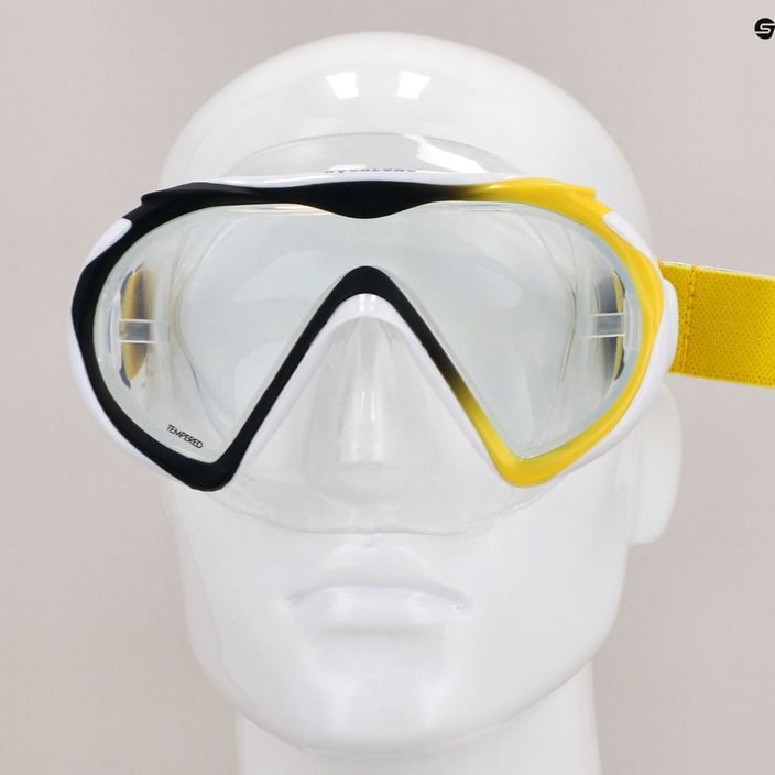 Potápěčská maska Aqualung Compass černá/žlutá MS5380107 3