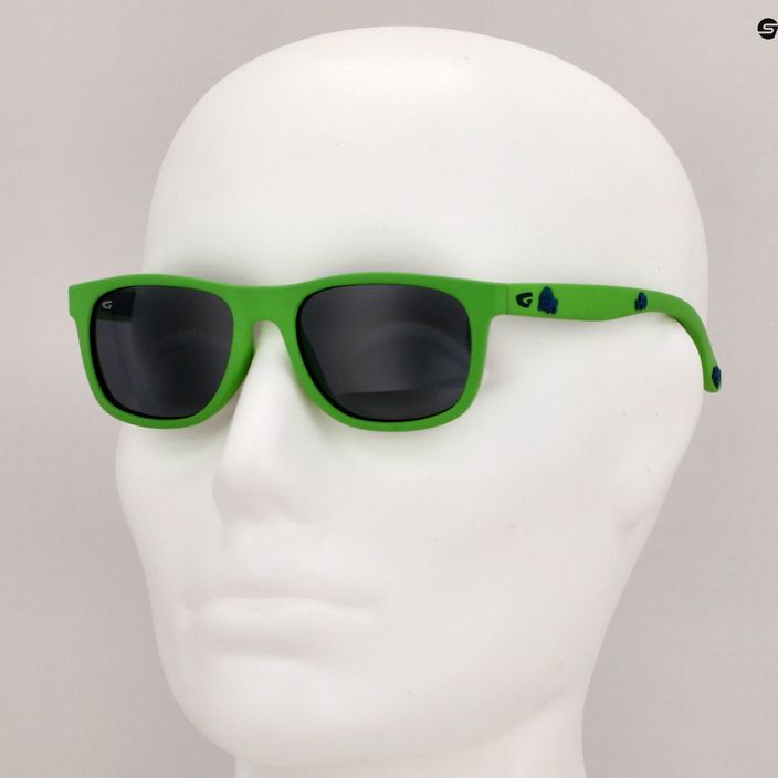 Dětské sluneční brýle GOG Alice junior matt neon green / blue / smoke E961-2P 10
