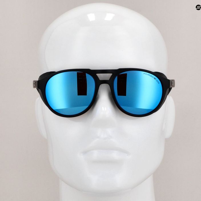 Sluneční brýle GOG Nanga matně černé / polychromatické bílo-modré E410-2P 10