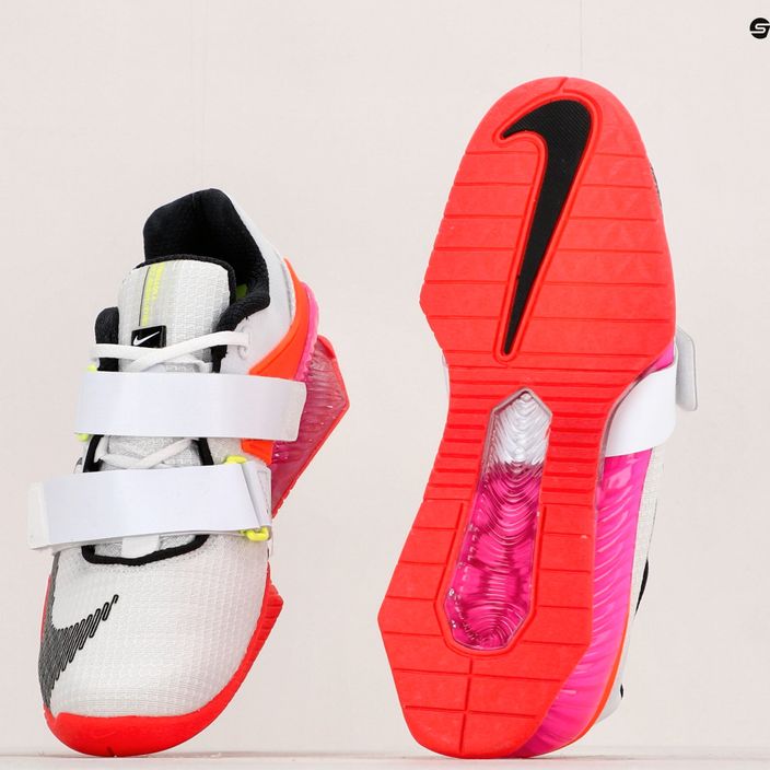 Nike Romaleos 4 Olympic Colorway vzpěračské boty bílá/černá/jasně karmínová 11