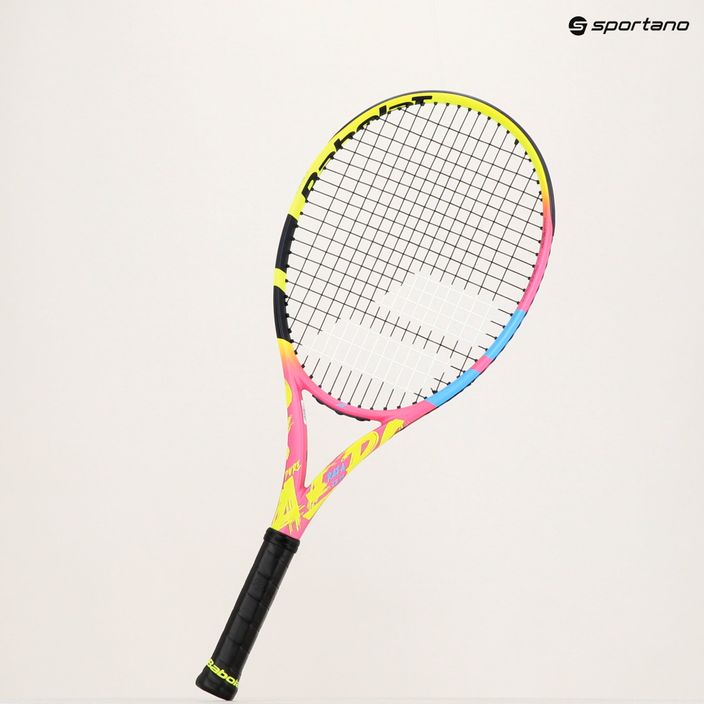 Dětská tenisová raketa Babolat Pure Aero Rafa 2gen žluto-růžová 140469 9