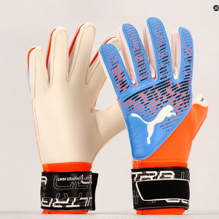 Brankářské rukavice PUMA Ultra Grip 2 RC ultra orange/blue glimmer 6