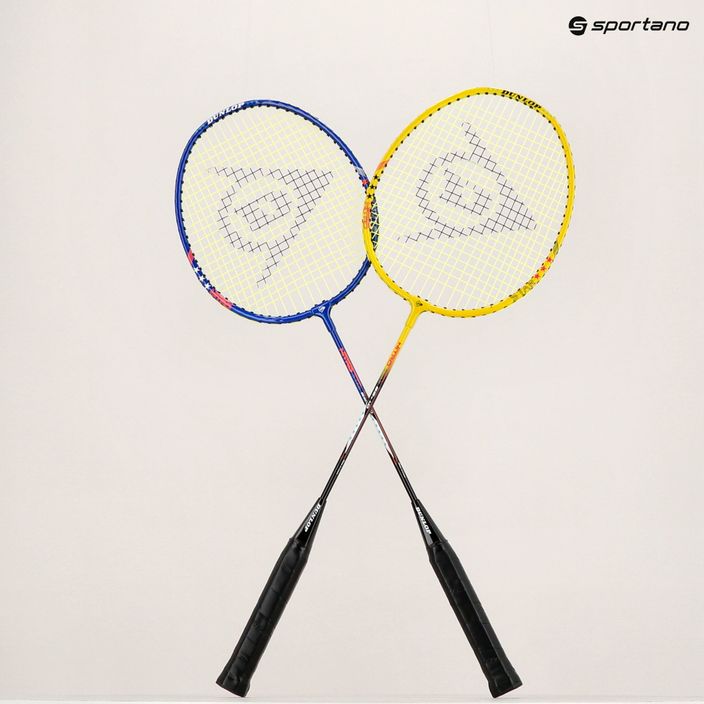 Dunlop Nitro-Star SSX 1.0 badmintonový set modrá/žlutá 13015319 8