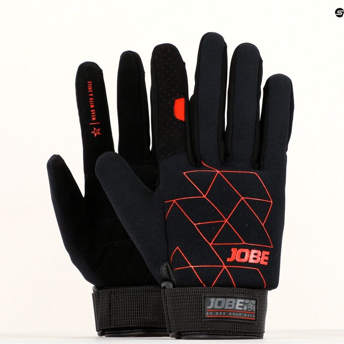 Wakeboardové rukavice JOBE Stream černo-červené 341017002 10