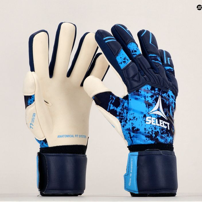 Brankářské rukavice SELECT 77 Super GRIP V22 modro-bílé 500062 7