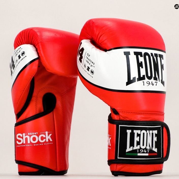 Boxerské rukavice Leone 1947 Shock červená GN047 7
