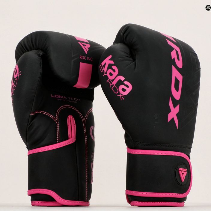 Boxerské rukavice RDX F6 černo-růžove BGR-F6MP 15