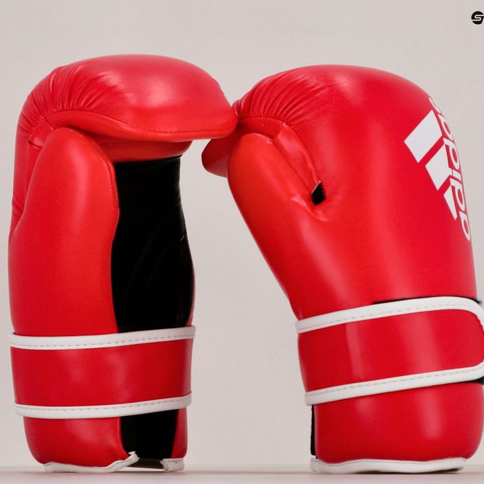 Boxerské rukavice adidas Point Fight Adikbpf100 červeno-bílé ADIKBPF100 15