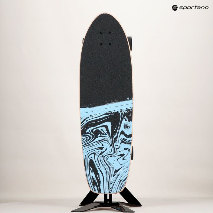 Surfskate Cutback Splash 34" bílo-modrý skateboard CUT-SUR-SPL 13