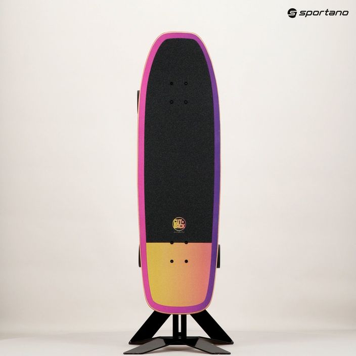 Surfskate skateboard Cutback Techno Wave 32" černá a barevná CUT-SUR-TWA 12
