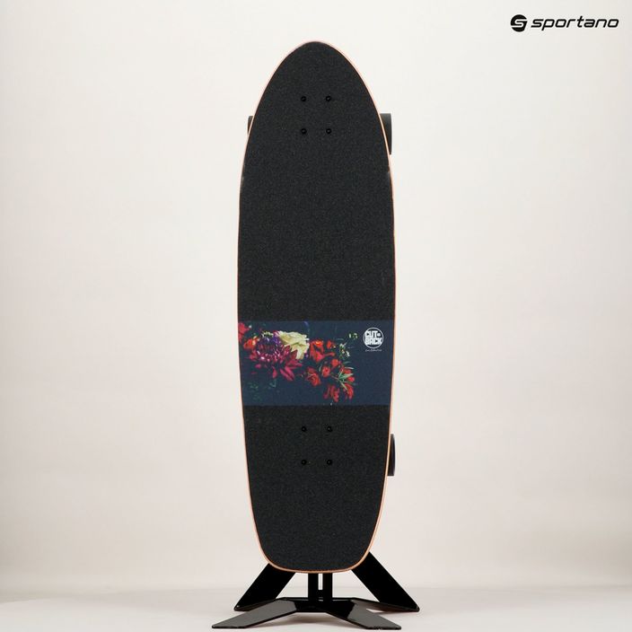 Surfskate skateboard Cutback Golden Wave 34" bílý a barevný CUT-SUR-GWA 12