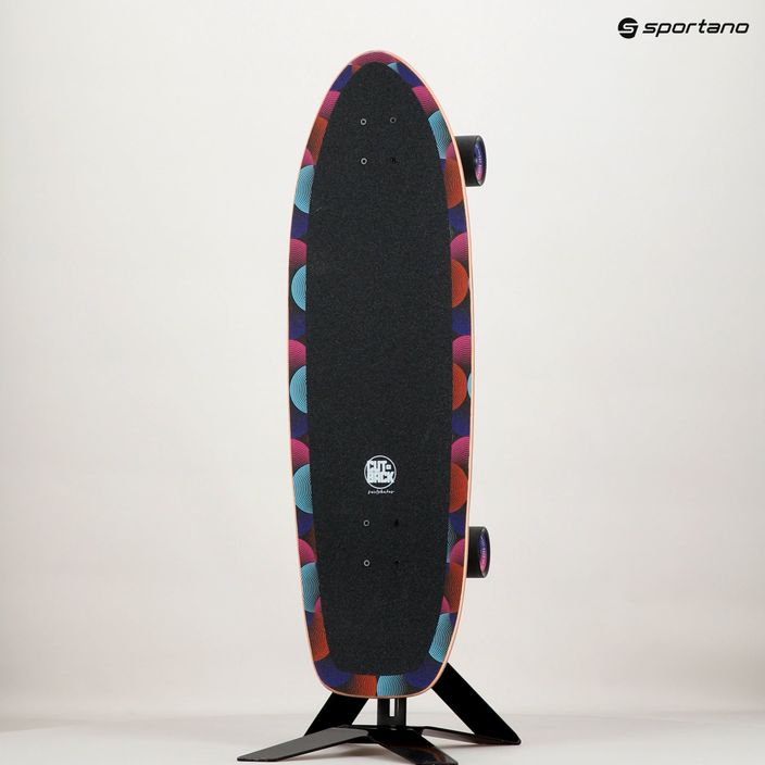 Surfskate skateboard Cutback Big Wave 34" černá a barevná CUT-SUR-BWA 12