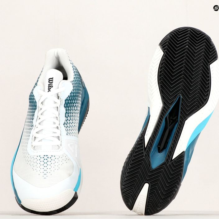 Pánská tenisová obuv Wilson Rush Pro 4.0 Clay modro-bílá WRS329290 13