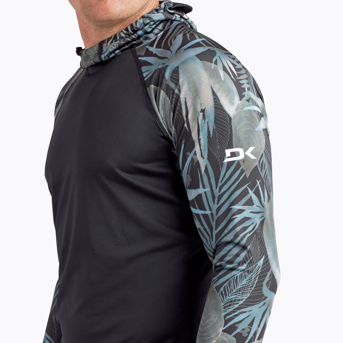 Pánské tričko Dakine Hd Snug Fit Rashguard Swim Shirt Hoodie black/grey DKA363M0004 4